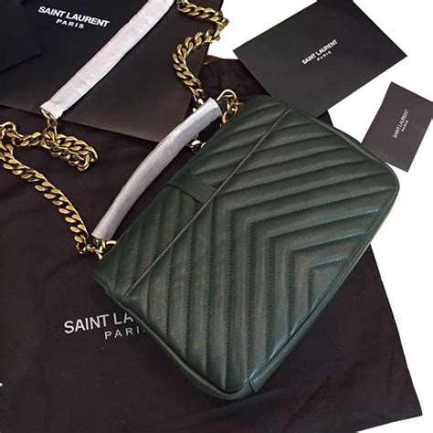 ysl green bag